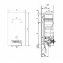 Водонагреватель проточный газовый Bosch WR15-2 B 26кВт батарейка