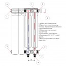 Радиатор секционный Rifar Alum Ventil 500 НП 9 сек. VL 50мм